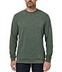 TravisMathew Cloud Sweater, Color:Heather Dark Olive - Image 1