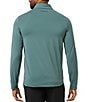 TravisMathew Heater Pro Quarter-Zip Pullover, Color:Silver Pine - Image 2