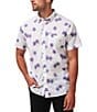 Color:White - Image 1 - Hit The Books Short Sleeve Woven Shirt