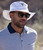 TravisMathew Local Favorite Bucket Hat, Color:White - Image 5
