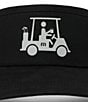 TravisMathew Mapes Visor, Color:Black - Image 4