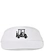 TravisMathew Mapes Visor, Color:White - Image 3