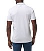 Color:White - Image 2 - Merica Short Sleeve Polo Shirt