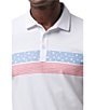 Color:White - Image 3 - Merica Short Sleeve Polo Shirt