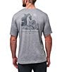 Color:Heather Grey - Image 1 - Mermaid Caves Graphic Short Sleeve T-Shirt