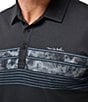 Color:Black - Image 3 - Mount Thunder Modern Fit Short Sleeve Polo Shirt