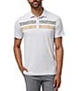 TravisMathew Perfect Memory Short Sleeve Polo Shirt, Color:White - Image 1