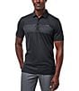 Color:Black - Image 1 - Performance Stretch Aloha Spirit Short Sleeve Polo Shirt