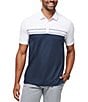 Color:White/Navy - Image 1 - Performance Stretch Pali Short Sleeve Polo Shirt