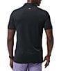Color:Black - Image 2 - Performance Stretch Sand Nap Short Sleeve Polo Shirt