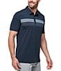 Color:Total Eclipse - Image 3 - Performance Stretch State Of The Art Short Sleeve Polo Shirt