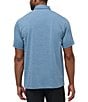 Color:Heather Copen Blue - Image 2 - Performance Stretch The Heater Pro Short Sleeve Polo Shirt