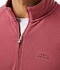 TravisMathew Performance Waffle Quarter-Zip Pullover, Color:Roan Rouge - Image 4