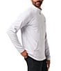 TravisMathew Performance Waffle Quarter-Zip Pullover, Color:Heather Light Grey - Image 3