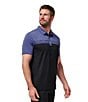 TravisMathew Perspective Shift Short Sleeve Polo Shirt, Color:Marlin - Image 3
