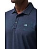 Color:Total Eclipse - Image 3 - Round It Up Modern Fit Short Sleeve Polo Shirt