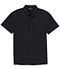 Color:Black - Image 1 - Sands Of Time Short Sleeve Woven Shirt