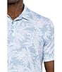 Color:Ash Blue - Image 4 - Sea Journey Performance Stretch Short Sleeve Polo Shirt