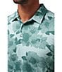 Color:Beryl Green - Image 4 - Standing Invite Modern Fit Short Sleeve Polo Shirt