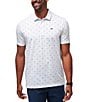 TravisMathew Sun Dip Short Sleeve Polo Shirt, Color:White - Image 1