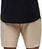 TravisMathew Tech Chino 8#double; Inseam Shorts, Color:Khaki - Image 2