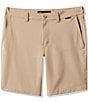 TravisMathew Tech Chino 8#double; Inseam Shorts, Color:Khaki - Image 3