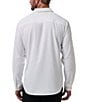 TravisMathew Tech Tidbits Long Sleeve Woven Shirt, Color:White - Image 2
