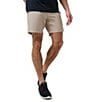 TravisMathew Wanderlust Performance Stretch 7#double; Inseam Shorts, Color:Khaki - Image 1