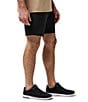 TravisMathew Wanderlust Performance Stretch 7#double; Inseam Shorts, Color:Black - Image 3