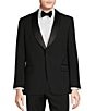 Color:Black - Image 1 - Shawl Collar Modern Fit Tuxedo Jacket