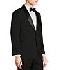 Color:Black - Image 5 - Modern Fit Shawl Collar Tuxedo Jacket