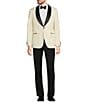 Tre Vero Modern Fit Shawl Collar Tuxedo Jacket, Color:White - Image 5