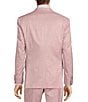 Color:Pink - Image 2 - Modern Fit Allover Printed Suit Jacket