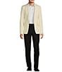 Tre Vero Modern Fit Shawl Collar Sport Coat, Color:Off-White - Image 4