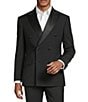 Tre Vero Modern Fit Solid Sport Coat, Color:Black - Image 1