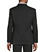Tre Vero Modern Fit Solid Sport Coat, Color:Black - Image 2