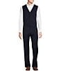 Tre Vero Performance Stretch Tuxedo Vest, Color:Navy - Image 3