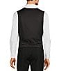 Color:Black - Image 2 - Performance Stretch Tuxedo Vest