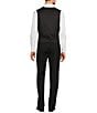Color:Black - Image 4 - Performance Stretch Tuxedo Vest