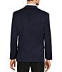 Color:Navy - Image 2 - Modern Fit Peak Lapel Tuxedo Jacket
