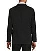 Tre Vero Modern Fit Peak Lapel Tuxedo Jacket, Color:Black - Image 2
