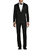 Tre Vero Modern Fit Peak Lapel Tuxedo Jacket, Color:Black - Image 3