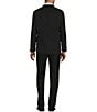 Tre Vero Modern Fit Peak Lapel Tuxedo Jacket, Color:Black - Image 4