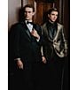 Tre Vero Modern Fit Peak Lapel Tuxedo Jacket, Color:Black - Image 7