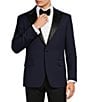 Tre Vero Modern Fit Peak Lapel Tuxedo Jacket, Color:Navy - Image 1