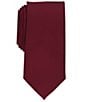 Color:Burgundy - Image 1 - Solid 3#double; Silk Point Tip Tie