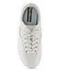 Color:White/Light Gold - Image 4 - Nyliteplus Leather Metallic Accent Sneakers