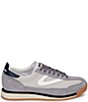 Color:Grey/White - Image 2 - Rawlins2 Suede And Fabric Sneakers
