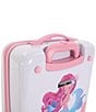 Triforce Kids 18#double; Mermaid Print Hardside 2-Wheel Carry-On Luggage, Color:White - Image 7