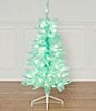 Trimsetter 4-ft. Pre-Lit Tinsel Christmas Tree, Color:Mint Green - Image 1